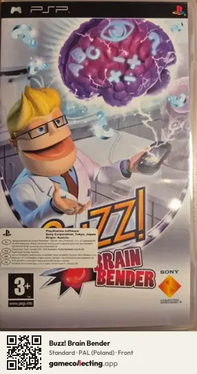 Buzz! Brain Bender PlayStation Portable, Poland box front
