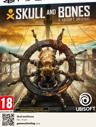 Skull and Bones PlayStation 5, PAL box front
