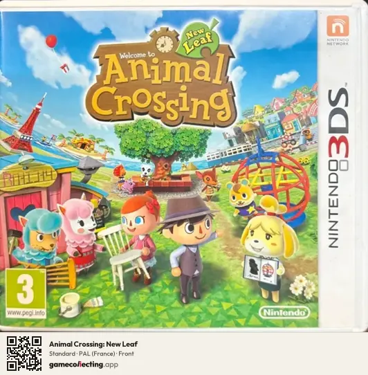 Animal Crossing: New Leaf Nintendo 3DS, France box front