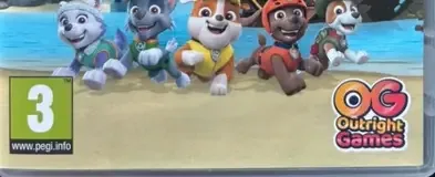 PAW Patrol World, the PEGI square on its front