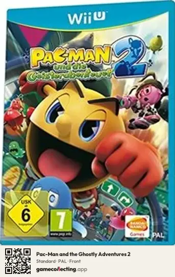 Pac-Man and the Ghostly Adventures 2 Nintendo Wii U, PAL box front