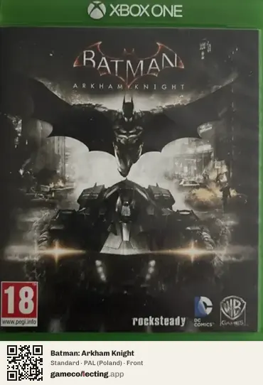 Batman: Arkham Knight Xbox One, Poland box front