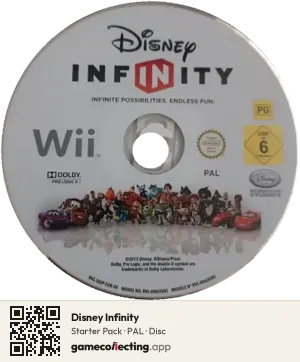 Disney Infinity Nintendo Wii, PAL disc