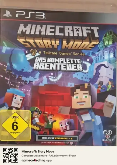 Minecraft: Story Mode PlayStation 3, Germany box front