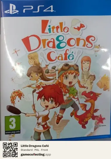 Little Dragons Café PlayStation 4, PAL box front