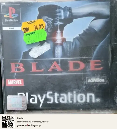 Blade PlayStation, Germany box front