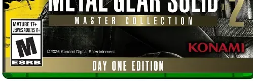 Metal Gear Solid: Master Collection Vol. 2, the ESRB box on its front