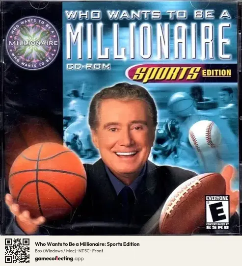 Who Wants to Be a Millionaire: Sports Edition Computer, NTSC box front