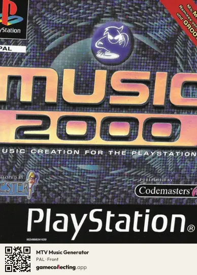 MTV Music Generator PlayStation, PAL box front