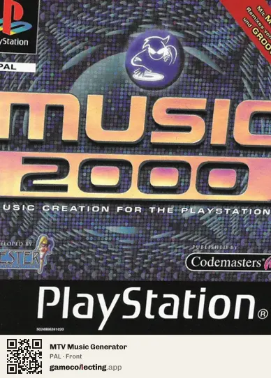 MTV Music Generator PlayStation, PAL box front