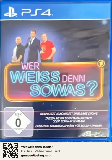 Wer weiß denn sowas? PlayStation 4, Germany box front
