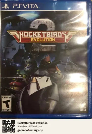 Rocketbirds 2: Evolution PlayStation Vita, NTSC box front