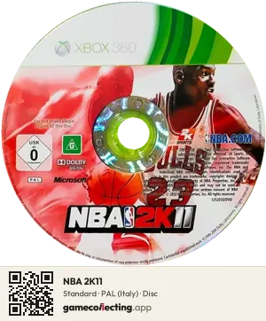 NBA 2K11 Xbox 360, PAL disc