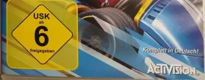 Crash Team Racing Nitro-Fueled, the USK square on its front