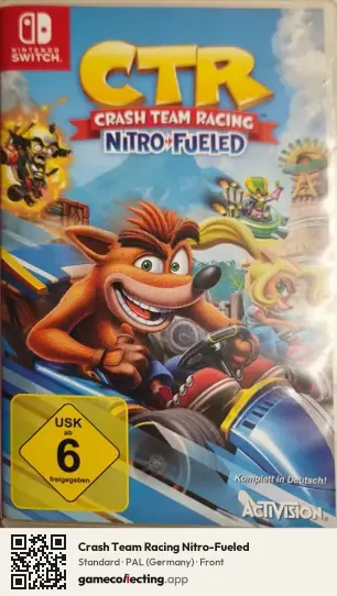 Crash Team Racing Nitro-Fueled Nintendo Switch, Germany box front