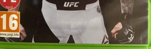 EA Sports UFC 3, the PEGI square on its front