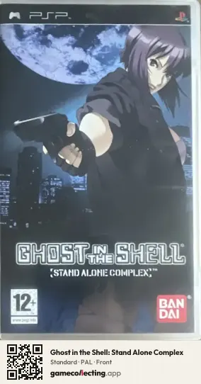 Ghost in the Shell: Stand Alone Complex PlayStation Portable, PAL box front