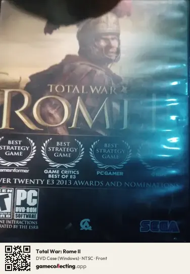Total War: Rome II Computer, NTSC box front