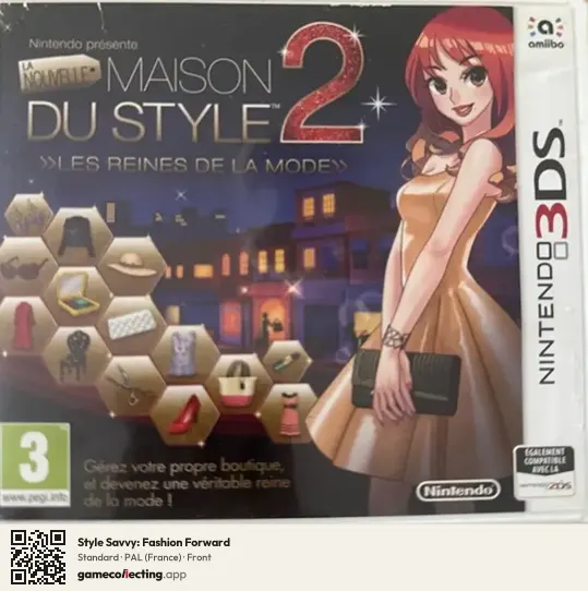 Style Savvy: Fashion Forward Nintendo 3DS, France box front
