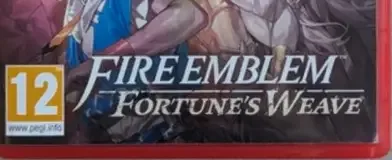 Fire Emblem: Fortune's Weave, the PEGI square on its front