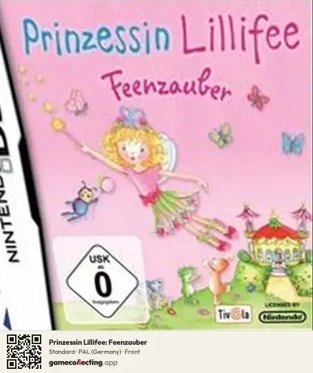 Prinzessin Lillifee: Feenzauber Nintendo DS, Germany box front