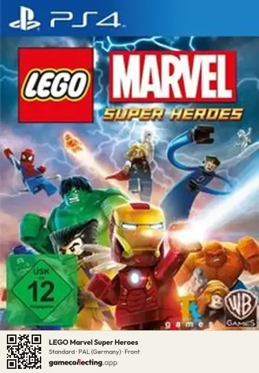 LEGO Marvel Super Heroes PlayStation 4, Germany box front