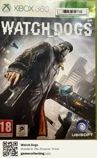 Watch Dogs Xbox 360, France box front