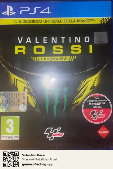 Valentino Rossi PlayStation 4, Italy box front