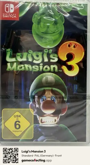 Luigi's Mansion 3 Nintendo Switch, Germany box front