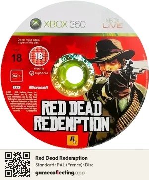 Red Dead Redemption Xbox 360, PAL disc