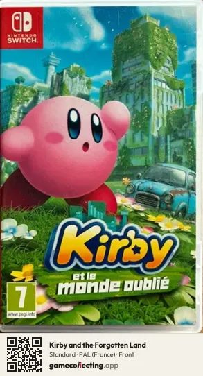 Kirby and the Forgotten Land Nintendo Switch, France box front