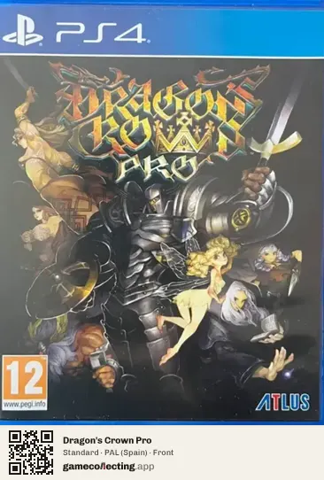 Dragon's Crown Pro PlayStation 4, Spain box front