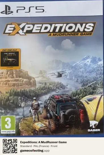 Expeditions: A MudRunner Game PlayStation 5, France box front