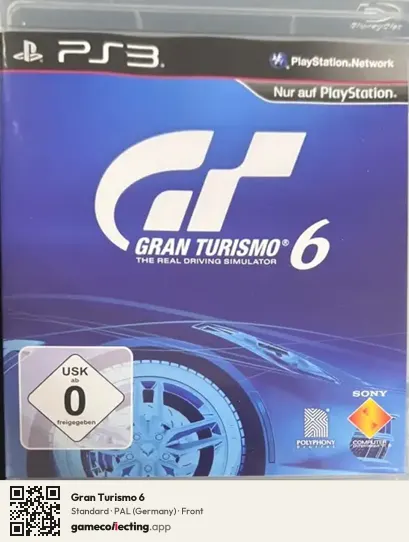 Gran Turismo 6 PlayStation 3, Germany box front