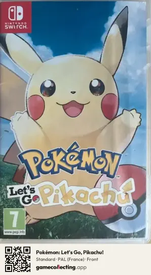 Pokémon: Let's Go, Pikachu! Nintendo Switch, France box front