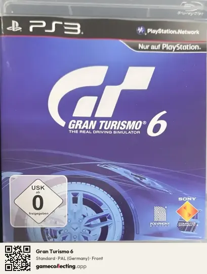 Gran Turismo 6 PlayStation 3, Germany box front