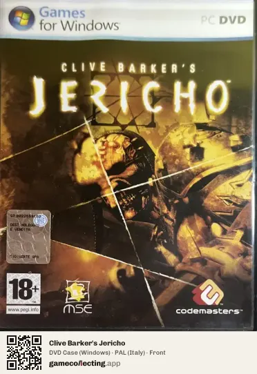 Clive Barker's Jericho Computer, Italy box front