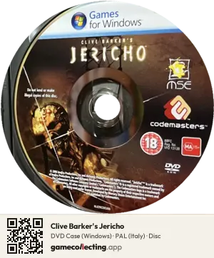 Clive Barker's Jericho Computer, PAL disc