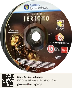 Clive Barker's Jericho Computer, PAL disc