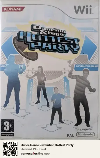 Dance Dance Revolution Hottest Party Nintendo Wii, PAL box front