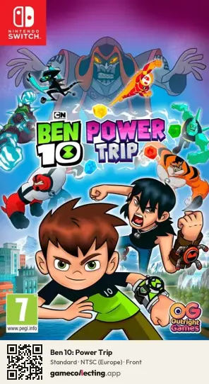 Ben 10: Power Trip Nintendo Switch, Europe box front