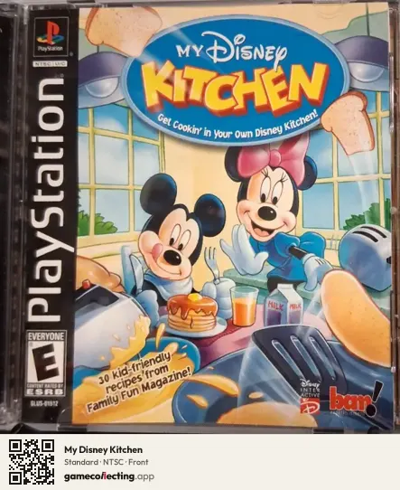 My Disney Kitchen PlayStation, NTSC box front