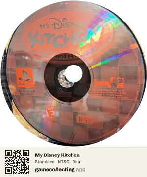 My Disney Kitchen PlayStation, NTSC disc
