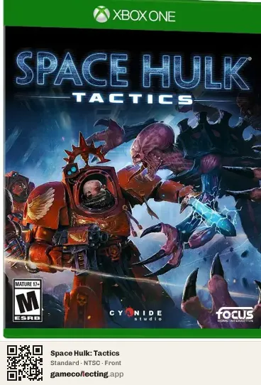 Space Hulk: Tactics Xbox One, NTSC box front