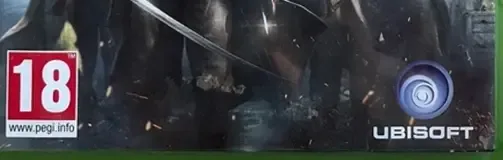 Assassin's Creed Unity, the PEGI square on its front