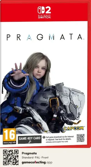 Pragmata Nintendo Switch 2, PAL box front