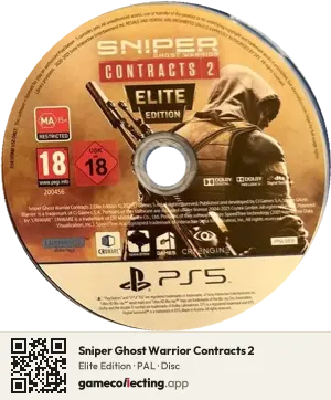 Sniper Ghost Warrior Contracts 2 PlayStation 5, PAL disc