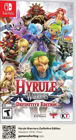 Hyrule Warriors: Definitive Edition Nintendo Switch, NTSC box front