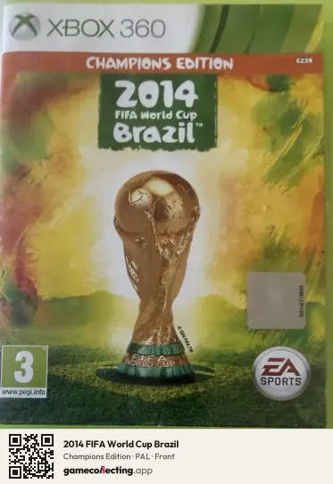 2014 FIFA World Cup Brazil Xbox 360, PAL box front