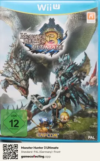 Monster Hunter 3 Ultimate Nintendo Wii U, Germany box front